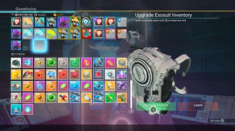 no man's sky exosuit tech slots